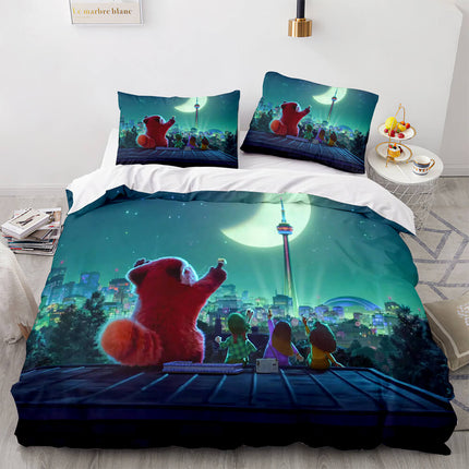 2022 Cartoon Turning Red Bedding Set Quilt Duvet Cover Bedding Sets