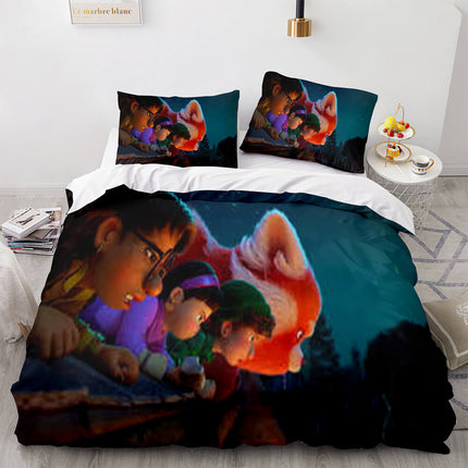 2022 Cartoon Turning Red Bedding Set Quilt Duvet Cover Bedding Sets