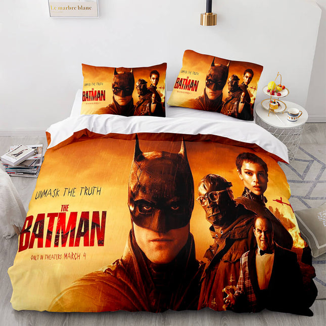 2022 The Batman Bedding Set Quilt Duvet Cover Bedding Sets