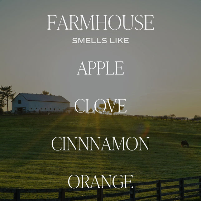 Farmhouse Soy Candle - Clear Jar - 9 oz - Tony's Home Furnishings