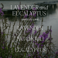 Thumbnail for Lavender and Eucalyptus Soy Candle - Green Matte Jar - 15 oz - Tony's Home Furnishings