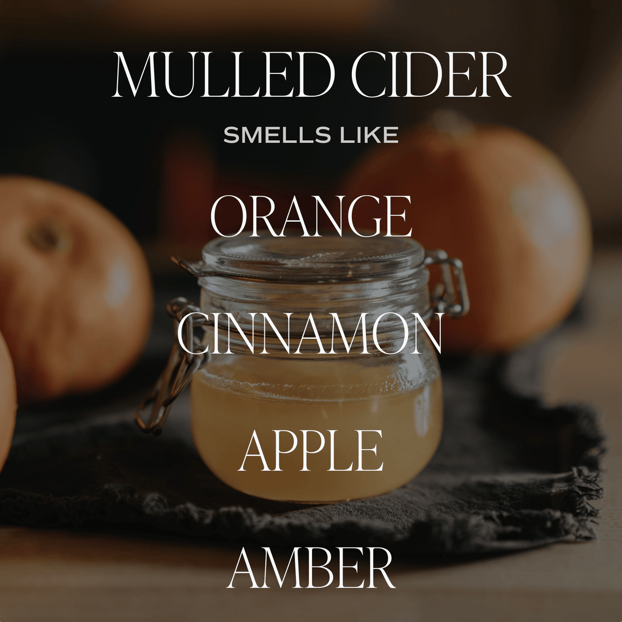 Mulled Cider Soy Candle - Amber Jar - 9 oz - Tony's Home Furnishings