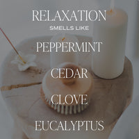 Thumbnail for Relaxation Soy Candle - Clear Jar - 9 oz - Tony's Home Furnishings