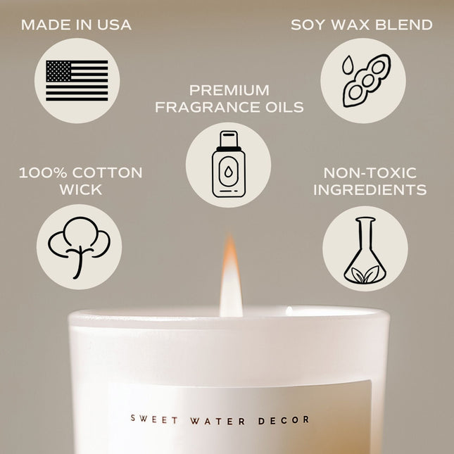 Thank You! Soy Candle - White Jar - 11 oz - Tony's Home Furnishings