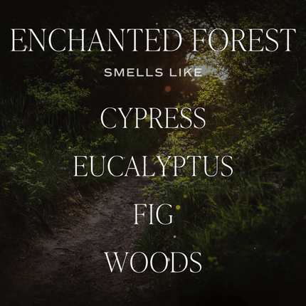 Enchanted Forest Soy Candle - Green Matte Jar - 15 oz (Cypress and Fig) - Tony's Home Furnishings