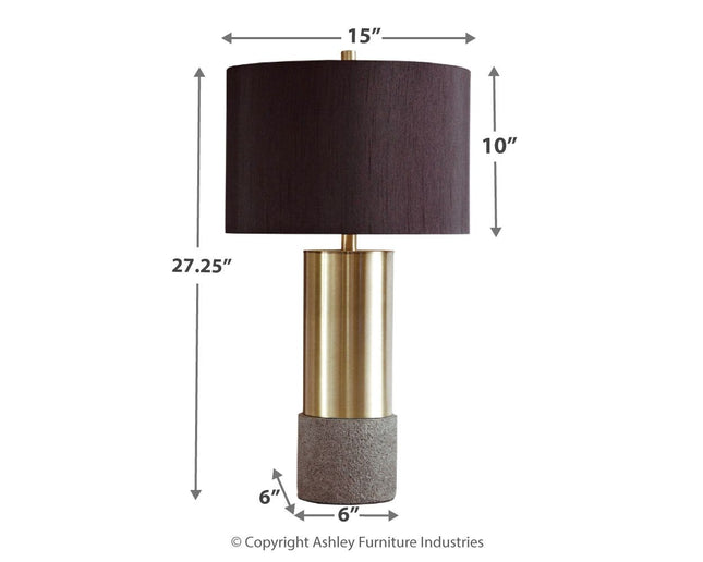 Jacek - Metal Table Lamp Ashley Furniture 