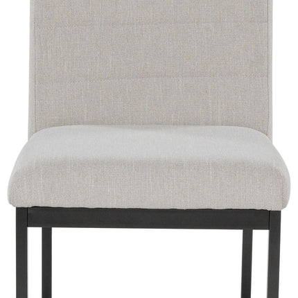 Tomtyn - Light Brown - Dining Upholstered Side Chair (Set of 2) Signature Design by Ashley® 