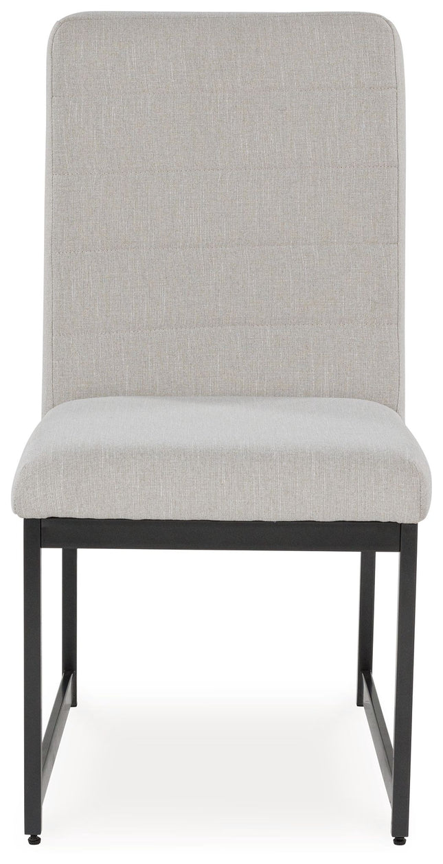 Tomtyn - Light Brown - Dining Upholstered Side Chair (Set of 2) Signature Design by Ashley® 