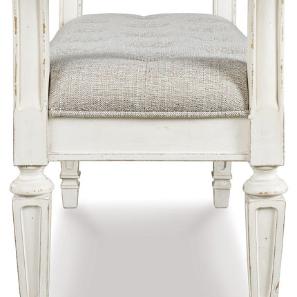 Realyn - Antique White - Accent Bench Ashley Furniture 