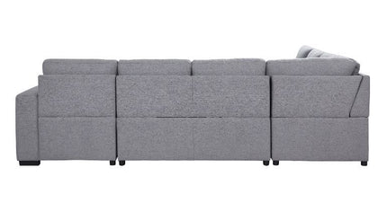 Nardo - Sectional Sofa - Gray Fabric ACME 