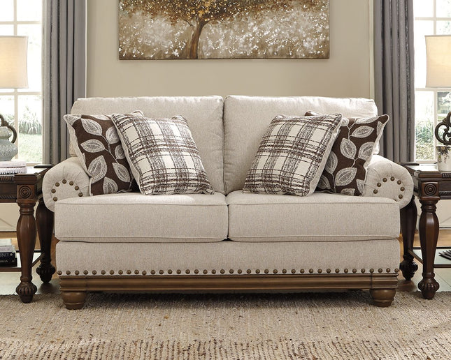 Harleson - Wheat - Loveseat Ashley Furniture 