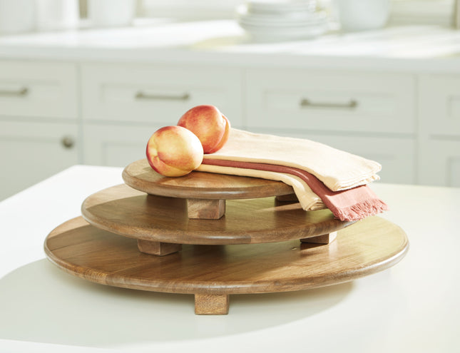 Kaidler - Brown - Tray Set (Set of 3) Signature Design by Ashley® 