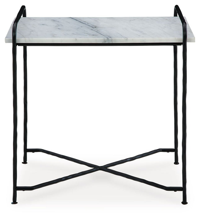 Ashber - White / Black - Accent Table Signature Design by Ashley® 