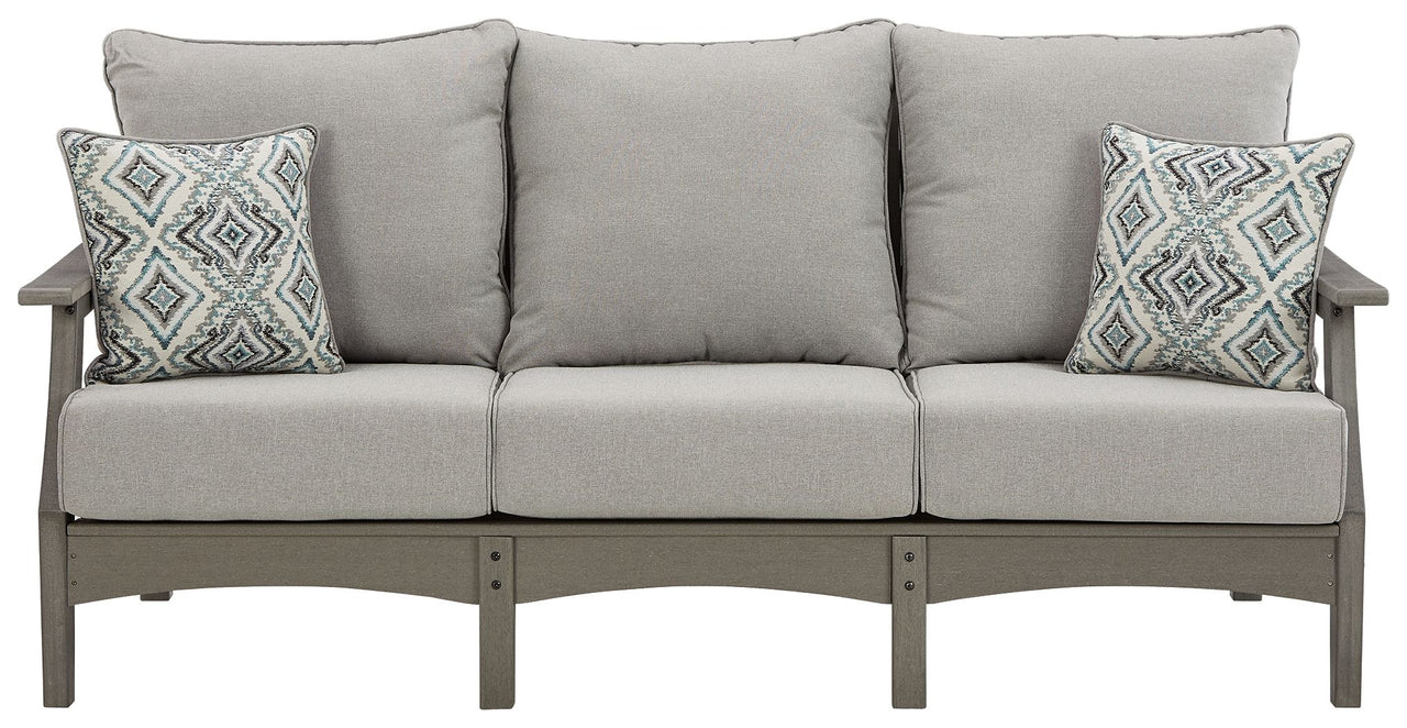Visola - Gray - Sofa With Cushion - Tony's Home Furnishings