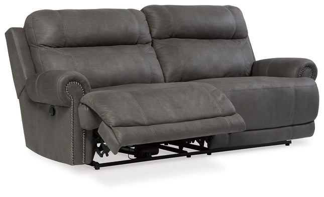 Austere - Gray - 2 Seat Reclining Sofa Ashley Furniture 