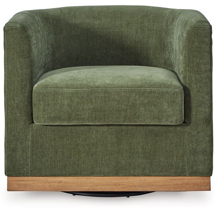 Jersonlow - Forest Green - Swivel Chair Signature Design by Ashley® 