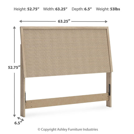 Cielden - Two-Tone - Panel Headboard Signature Design by Ashley® 