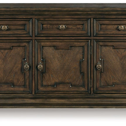 Maylee - Dark Brown - Dining Room Buffet Signature Design by Ashley® 