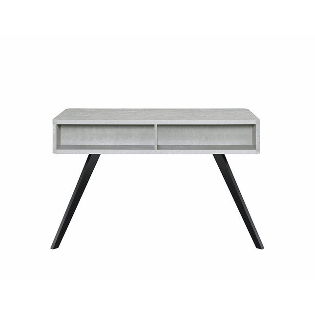 Magna - Desk - Faux Concrete & Black ACME 