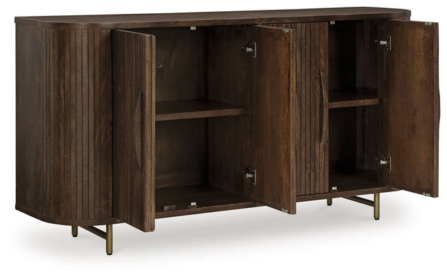 Amickly - Dark Brown - Accent Cabinet Signature Design by Ashley® 