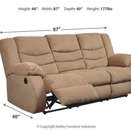 Tulen - Reclining Sofa Ashley Furniture 