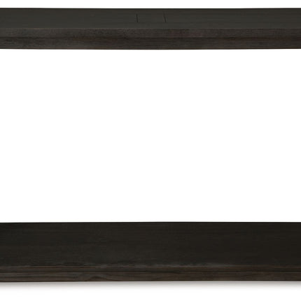 Wellturn - Black - Sofa Table Signature Design by Ashley® 