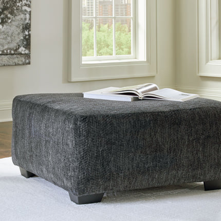 Biddeford - Shadow - Oversized Accent Ottoman Ashley Furniture 