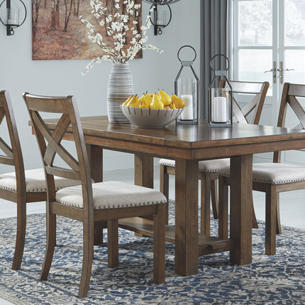 Moriville - Grayish Brown - Rectangular Dining Room Extension Table Ashley Furniture 