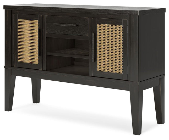 Galliden - Black - Dining Room Server Signature Design by Ashley® 