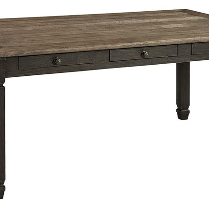 Tyler - Black / Gray - Rectangular Dining Room Table Ashley Furniture 