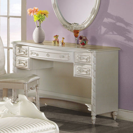 Pearl - Writing Desk - Pearl White - Tony's Home Furnishings