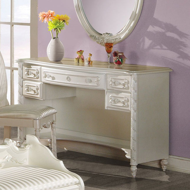 Pearl - Writing Desk - Pearl White - Tony's Home Furnishings