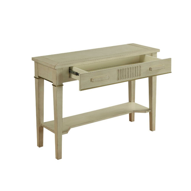 Siskou - Accent Table - Antique White ACME 