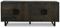 Thumbnail for Kevmart - Grayish Brown / Black - Accent Cabinet - Tony's Home Furnishings