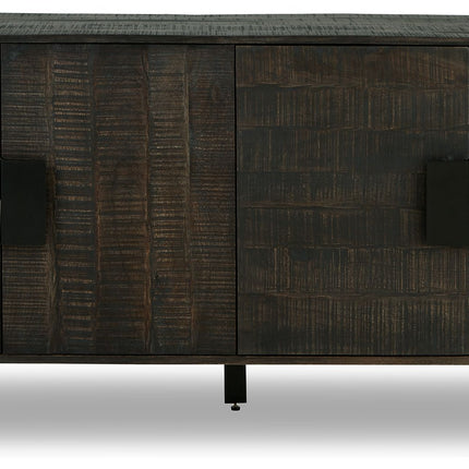 Kevmart - Grayish Brown / Black - Accent Cabinet Signature Design by Ashley® 