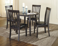 Thumbnail for Hammis - Dark Brown - Dining Uph Side Chair (Set of 2) - Tony's Home Furnishings
