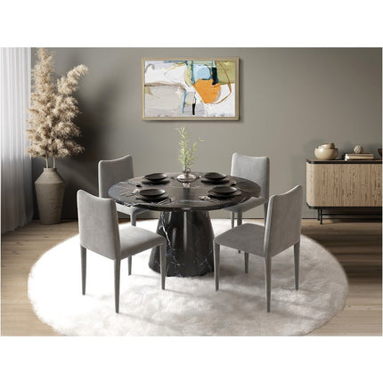 Hollis - Dining Table With Engineering Stone Top - Engineering - Tony's Home Furnishings