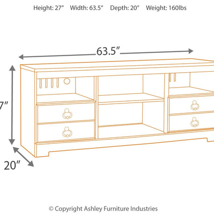 Willowton - Entertainment Center With Fireplace Option Signature Design by Ashley® 