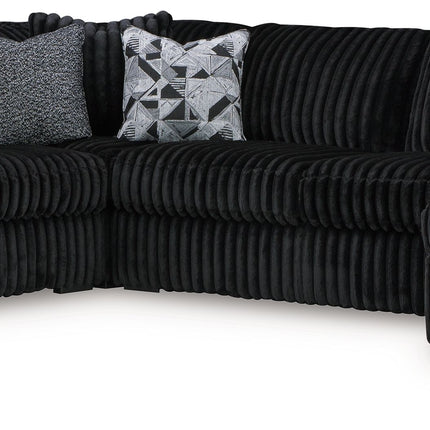 Midnight-Madness - Sectional Set Signature Design by Ashley® 