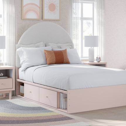 Wistenpine - Upholstered Panel Bed With Storage Signature Design by Ashley® 