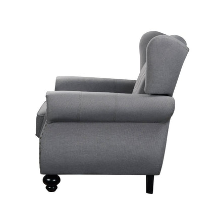 Hannes - Sofa - Gray Fabric ACME 