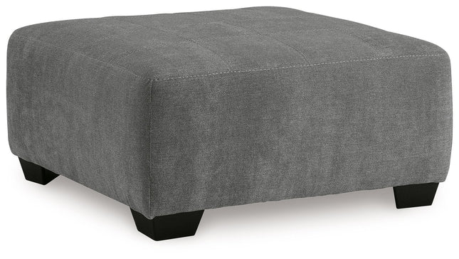 Birkdale Court - Gray - Oversized Accent Ottoman Benchcraft® 