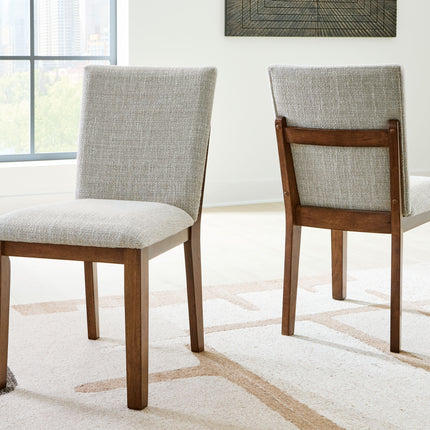 Kraeburn - Beige / Brown - Dining Upholstered Side Chair (Set of 2) Signature Design by Ashley® 