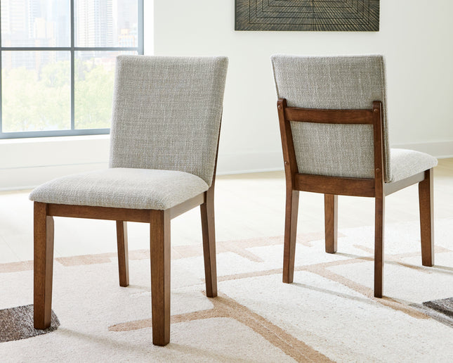 Kraeburn - Beige / Brown - Dining Upholstered Side Chair (Set of 2) Signature Design by Ashley® 