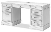 Thumbnail for Kanwyn - Whitewash - Credenza With Eight Drawers - Tony's Home Furnishings