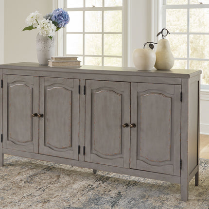 Charina - Antique Gray - Accent Cabinet Signature Design by Ashley® 