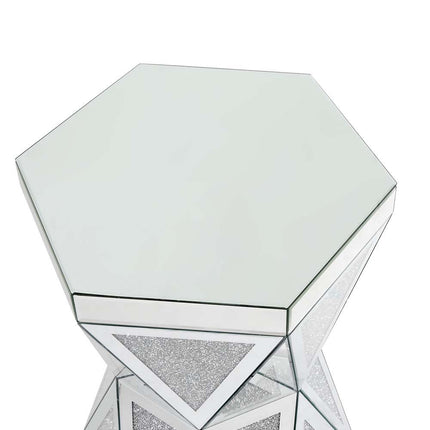 Noralie - Dining Table - Mirrored - Glass ACME 