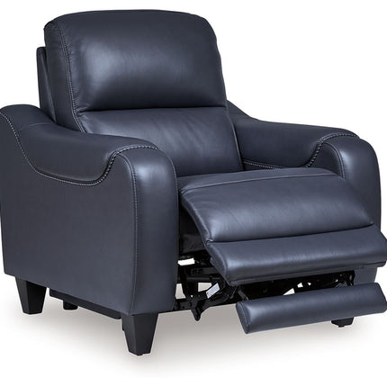 Mercomatic - Power Recliner With Adj Headrest Signature Design by Ashley® 