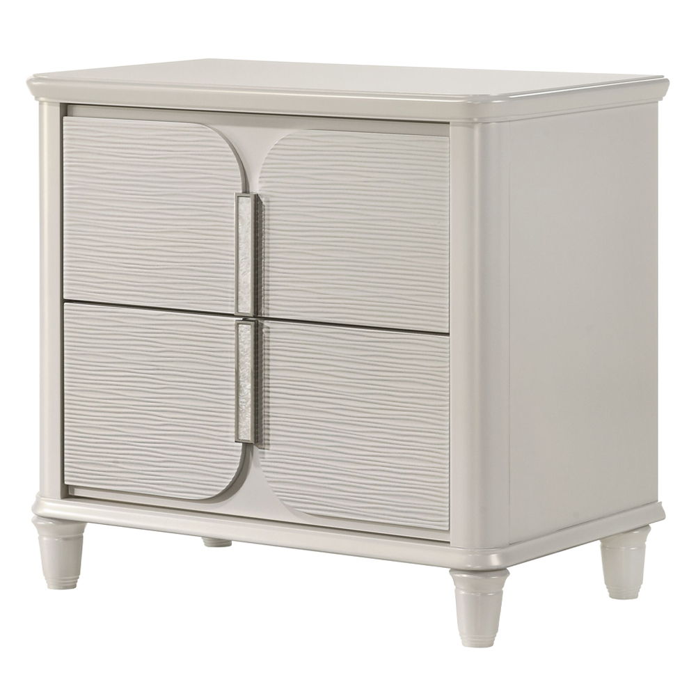 Laveda - Nightstand - Pearl White Finish - Tony's Home Furnishings