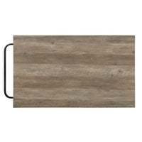 Macaria - Kitchen Island - Rustic Oak & Black Finish - 33